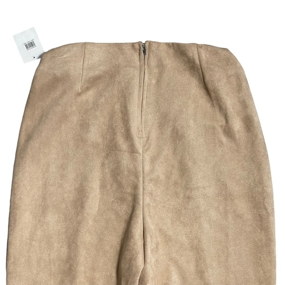 BLANKNYC Tan Faux Suede Tapered Skinny Pants 30 - Picture 5 of 7